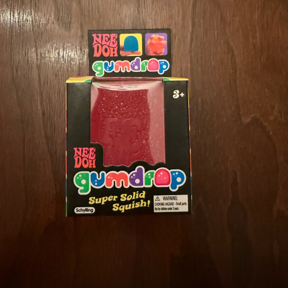 Gumdrop Super Solid Squish! Red Kids Toy